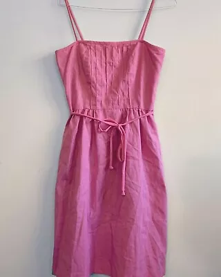 Malia Honolulu Vintage Pink Dress With Built In Bra Free Shipping • $29.99