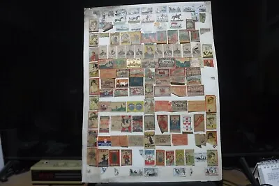 Large Matchbox Collection Of Antique Safety Match Labels 115 Pc Made In Sweden • $198