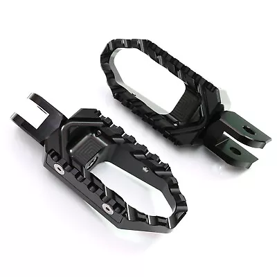 Black TOUR Front Rider Foot Pegs For DL 1000 V-Strom 02-14 15 16 17 • $63.24