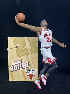 NBA Series 28 Jimmy Butler McFarlane White Variant Jersey Chase Figure 1500 • $24.95