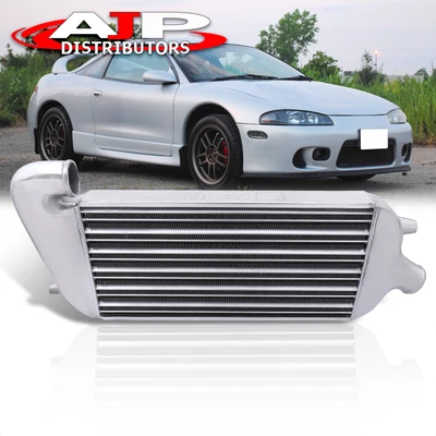 $74.99 • Buy 29 X9.75 X2.5  Bolt-On FMIC Turbo Aluminum Intercooler Kit For 1995-1999 Eclipse