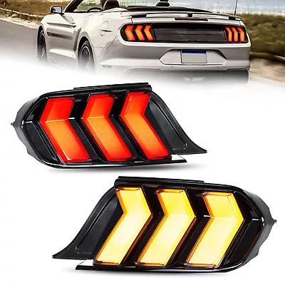 LED Tail Lights For Ford Mustang 2015-2023 Animation Euro Clear 2024 S650 Style • $499.99