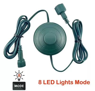 6Ft Christmas Tree Power Cord Connector 5/8in 15mm Foot Switch Change Light Mode • $38.95