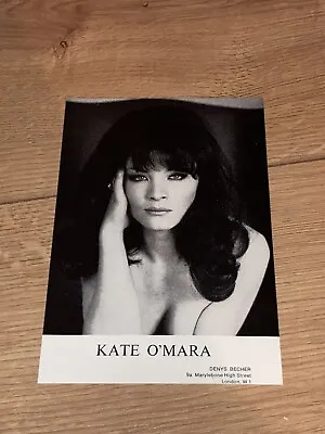 Kate O’Mara - Rare Original 1968 Acting Agency Z-page. Hammer Horror Actress • £10