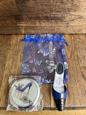 £5.75 • Buy Just The Right Shoe With Compact Mirror.
