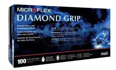 MF-300-XL Extra Large Diamond Grip Latex Gloves 100 Count  • $20.45