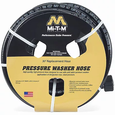 Mi-T-M AW-0015-0239 Pressure Washer Hose 30 Ft. - Quantity 1 • $38.10