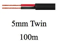 $245 • Buy TYCAB 5mm Twin Core Sheathed 100 Metre Automotive Cable 25 Amp Car Truck Trailer