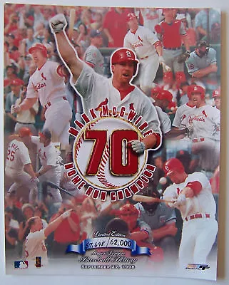 MARK MCGWIRE 8X10 PHOTO SERIAL# ONLY 62000 70th HR • $16.99