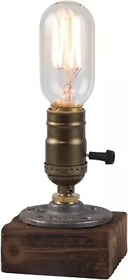 OuXean Vintage Table Lamp Industrial Dimmable Nightlight Bronze-dimmable  • $35.89