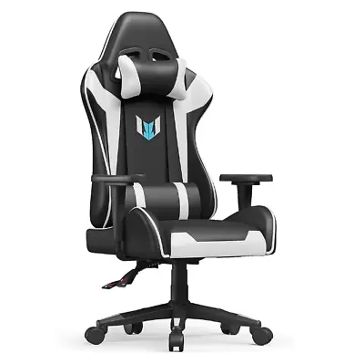 Computer Chair Office Gaming Chair Racing Style PU Leather Ergonomic For Adults • £82.79
