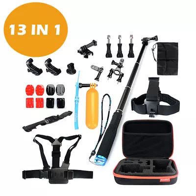 13 In 1 Accessories Kits Case Mount Buckle Strap Adapter For GoPro HERO6/5/4/3+ • $119