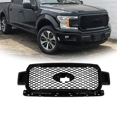 JL3Z8200SL For 2018-2020 Ford F-150 Front Radiator Grille Grill Assembly Black • $186.92