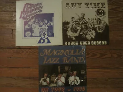 Lot Of 3 Dixieland Jazz Lps Uptown Lowdown Jazz Band Bay City Seven Magnolia Vg+ • $14.99