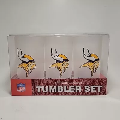 Minnesota Vikings NFL - 19 Oz Acrylic Tumbler Set Of 3  NEW • $9