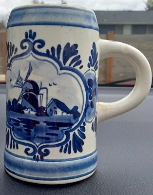 Delft Hand Painted Holland Cup With Handle • $6.66