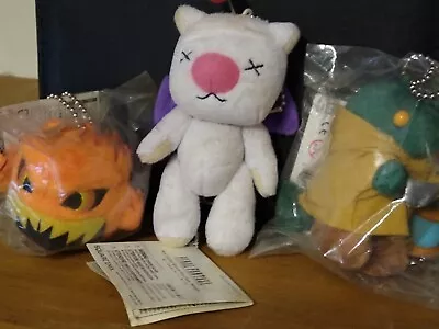$74.99 • Buy Vintage Final Fantasy Plush Keychains Moogle Bomb Tonberry Figures
