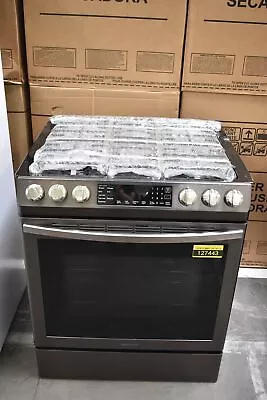 Samsung NX58R9421ST 30  Tuscan Stainless Slide In 5 Burner Gas Range NOB #127443 • $899