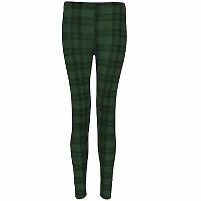 New Women Ladies Printed Pattern Stretch Full Length Leggings UK Plus Sizes 8-22 • £5.95