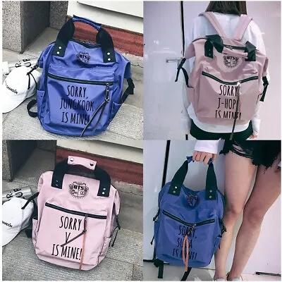 BTS Wings Backpack Kpop Shoulder Book Bag Jin Suga RM J-Hope Jimin V JUNGKOOK • $22.99