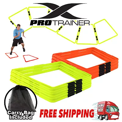 Trapezoid Ring Agility Ladder Fluro Orange Green 6 Pack • $47.95