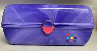 $25 • Buy Caboodles 2630 Makeup Case 3 Tier & Mirror - Large Vintage Purple Pink USA