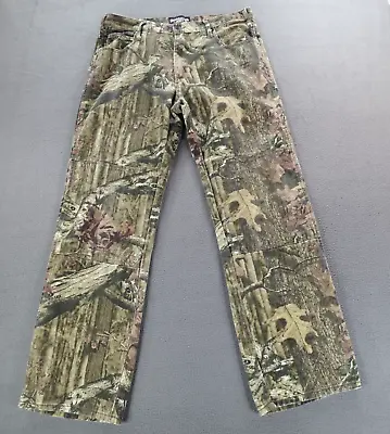 Mossy Oak Break Up Infinity Men's Hunting Cargo Pants Camo Double Knee  36-34 • $27.99