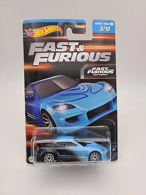 Hot Wheels Fast And Furious Series 3 Rx8 * Small Hole In Plastic * • $5.82