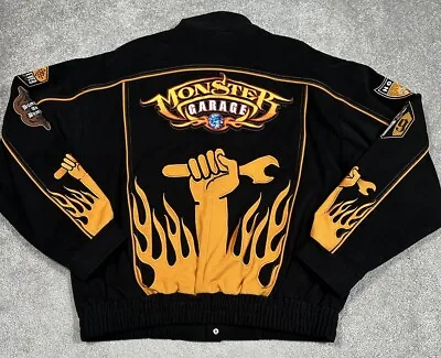 Vtg Monster Garage Racing Champions Apparel Jacket Mens Large Jesse James Coat • $199.99