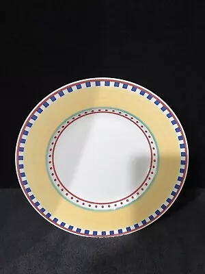 Villeroy Boch~Twist Bea-{#2} Dinner Plates~yellow Blue Red Green & White • $34