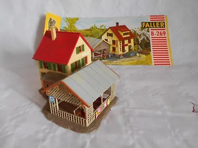 Vintage Faller Building B269 Hotel With Beer Garden 1960s HO Scale • £24