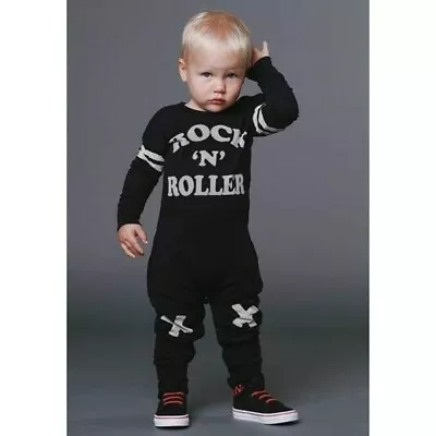 BNWT Rock Your Baby Rock N Roller Playsuit Size 0/6-12 Months • $39