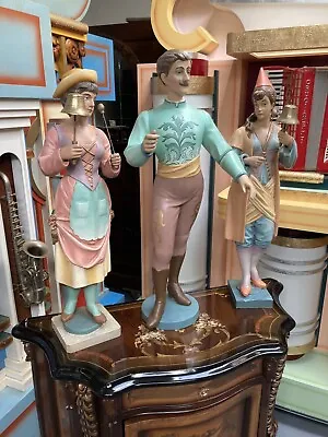 Vintage Fairground Barrel Fair Organ Figures Figurines Statues Memorabilia • £3750