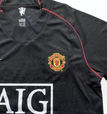 Cristiano Ronaldo 2007  Retro MANCHESTER UNITED Black Jersey- Medium • $65