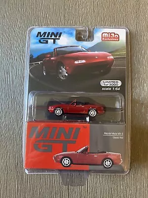 Mini GT Mazda Miata Red 1:64 1/300 Made • $20