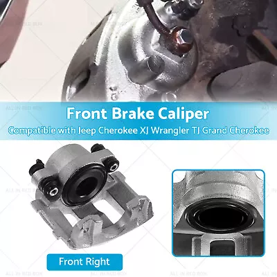 Brake Caliper Front RH Suitable For Jeep Cherokee XJ Wrangler TJ Grand Cherokee • $95