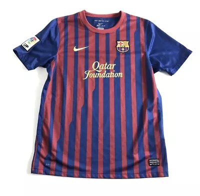 FC Barcelona 2011-2012  Nike Home Jersey Shirt Youth Boys Kids XL • $59.99