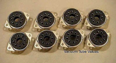 CELANEX 8 Pin Octal Vacuum Tube Socket TOP  BOTTOM MOUNT 8PINCLX 8 PCS MCINTOSH • $19.95