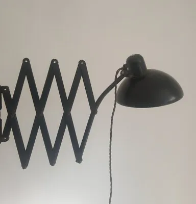 German Kaiser &Co Wall Light 6614  1940s 50s Adjustable Length Very Large • $840.07