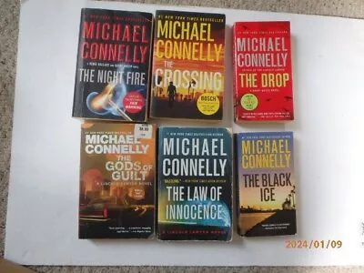 Lot Of 6 Michael Connelly Paperback 4 Bosch 2 Lincoln Lawyer • $7