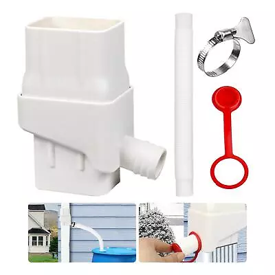 Rainwater Collection System For Downspouts With Hose Rain Diverter • £15.59