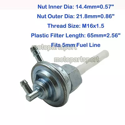 Petcock Vacumn Fuel Pump Valve For 150cc 250cc Hammerhead Joyner Buggy Go Kart • $16.36