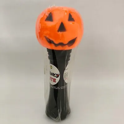 Vintage Halloween Plastic Blow Mold JOL Blinky Flashlight NIP Made In USA 1980s • $16