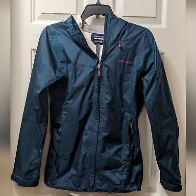 PATAGONIA Blue Pink Torrentshell Raincoat Jacket Size XS Women's • $45