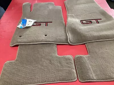 Obsolete 2005-2010 Mustang Parchment (Tan Mats)   W Black/Red  GT LOGO • $125