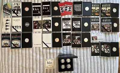 Beatles Complete 16 Silver Coin Set Apple Corps Limited Enviromint Chicagoland • $2200