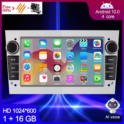 For Vauxhall Corsa C/d Zafira Astra H Android Car Stereo Gps Satnav Radio Player • $195.55