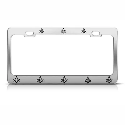 MASON Sign Chrome HEAVY DUTY Metal License Plate Frame Holder • $13.99