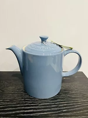 Le Creuset Stoneware Medium Grand Teapot 1.3L - Serves 4 - Coastal Blue- NEW* • £38.99