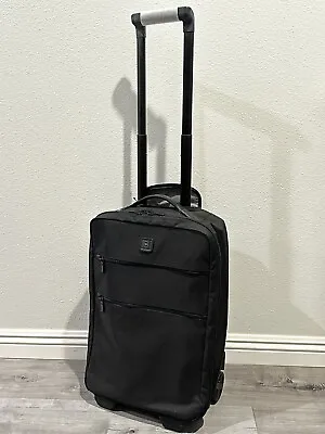 New Victorinox Lexicon Upright 20  Carry On Luggage Slim Ultra Light Black • $179